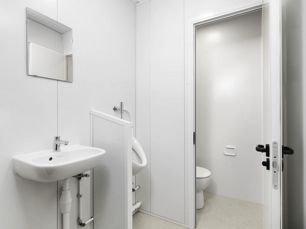 Module sanitaire - Lavabo et miroir