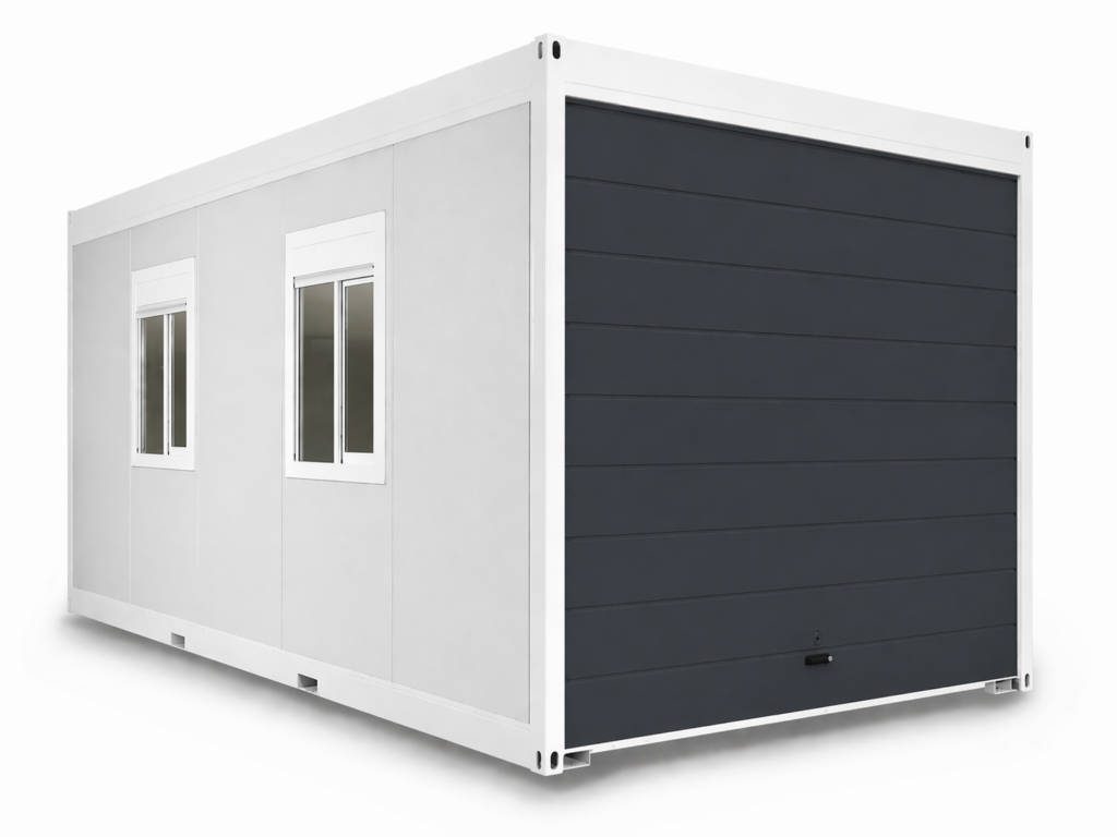 Locasix module de garage avec fenêtres